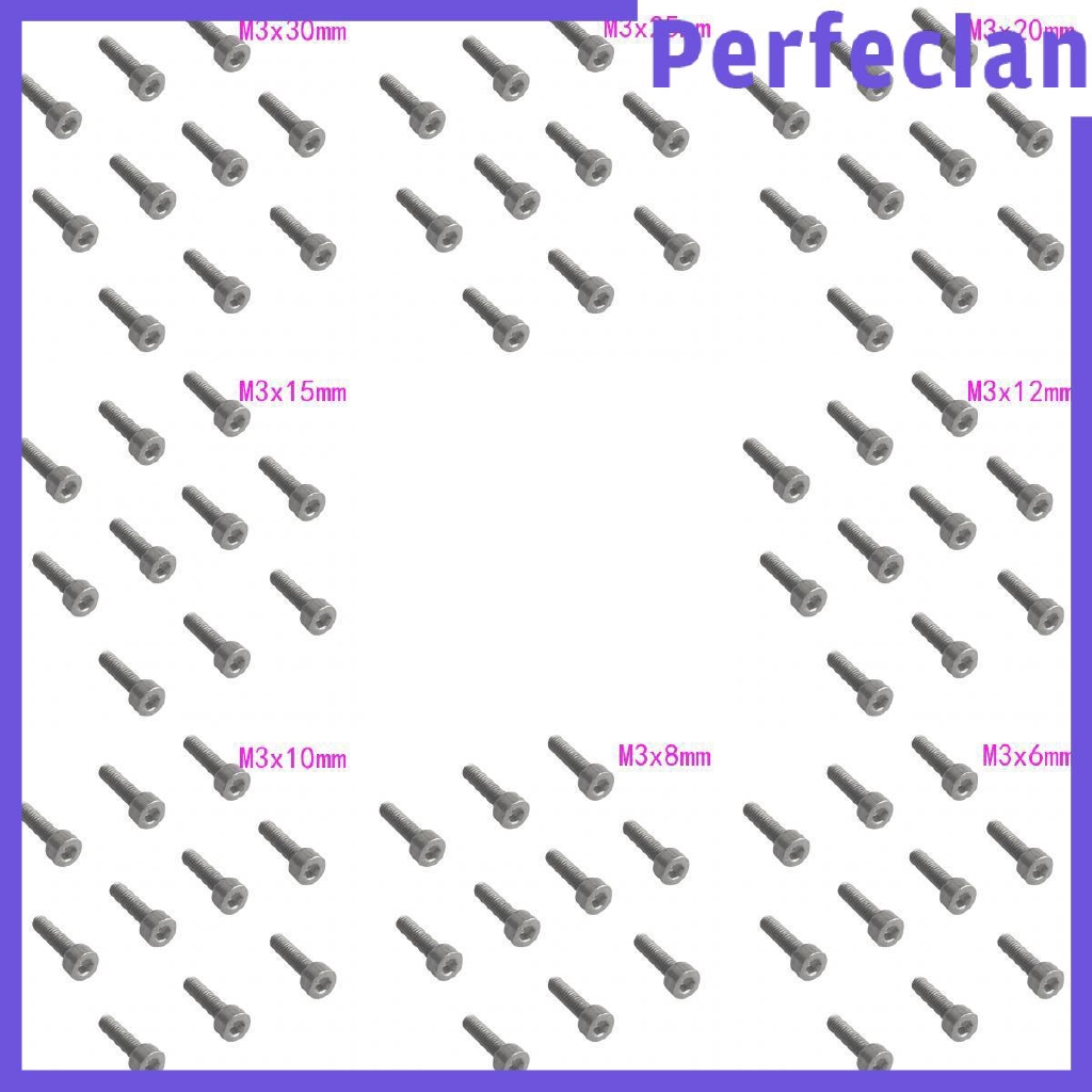 Set 10 Con Vít Lục Giác M3 / M4 Titan DIN912 Siêu Bền Tiện Dụng