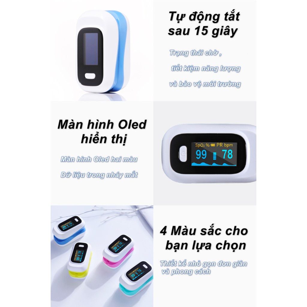 Máy kiểm tra Oxy phòng, Oxy máu và nhịp tim YK-80