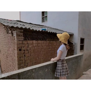 😍 Chân váy caro xếp ly cạp cao😍 order