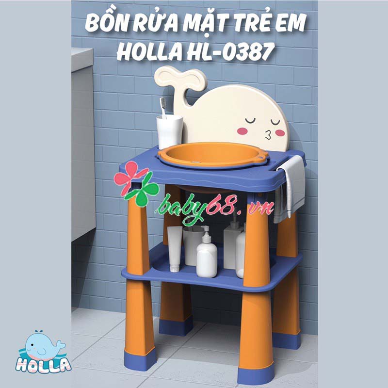 Bồn rửa mặt đa chức năng HOLLA chính hãng cho bé