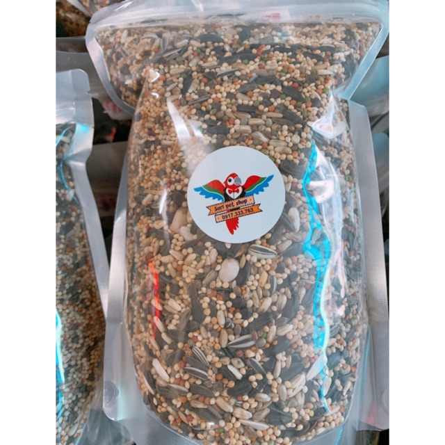 Hạt trộn dành cho Vẹt size nhỏ 70k/kg