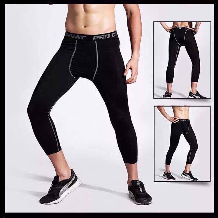 Quần giữ nhiệt Pro Combat Quần Jogger LEGGING tập gym nam