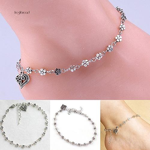 Lắc cổ chân nữ đính hoa xinh xắn | BigBuy360 - bigbuy360.vn
