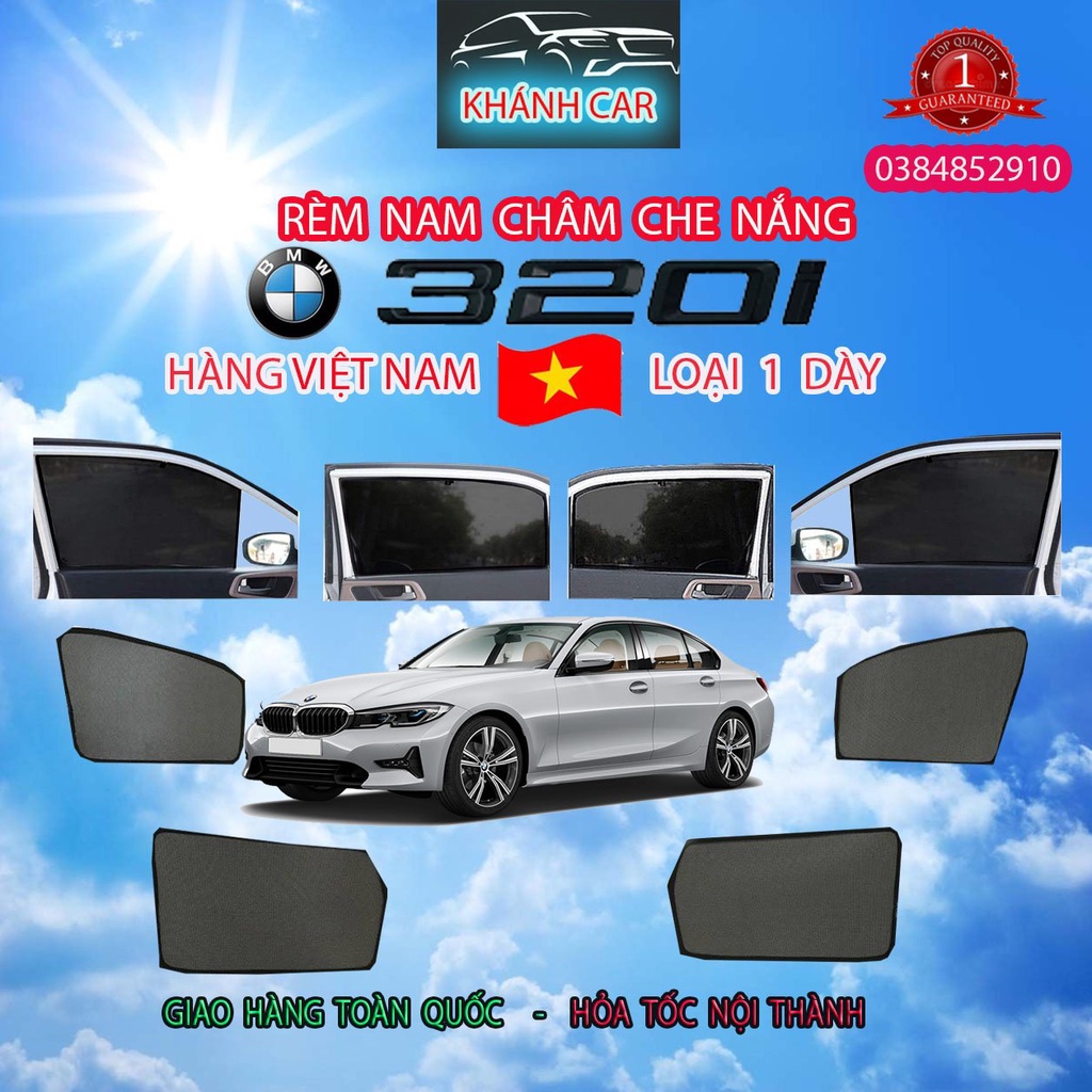 Rèm che nắng BMW 320I E90, 320i F30, loại 1 lưới dày hàng Việt Nam sản xuất
