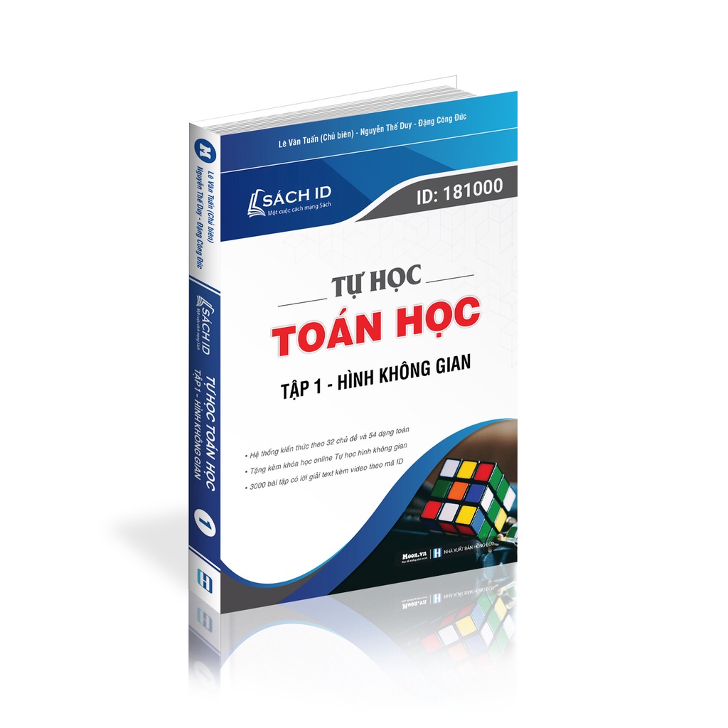 Combo 05 sách Tự học toán học luyện thi THPT QG 2023 có đáp án và lời giải chi tiết, Sách ID