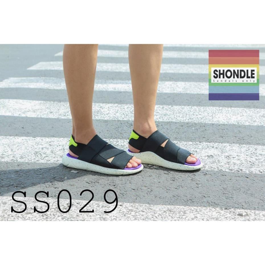 Sandal Y3 - Tím Trắng Đen [FreeShip] siêu êm - SS029 Hot 2020