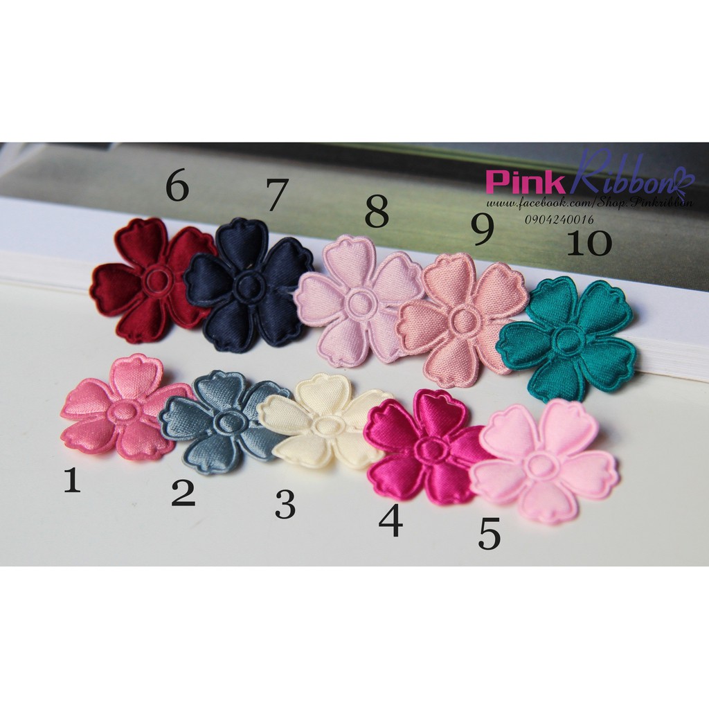 Cánh hoa lụa ép viền - SET 10 CÁNH HOA | BigBuy360 - bigbuy360.vn