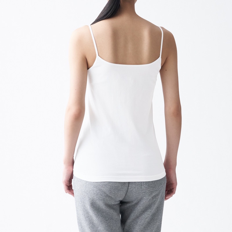 Muji Bộ 2 Áo Hai Dây Co Giãn Vải Jersey