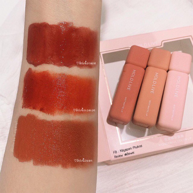 Set Son Kem Hold Live HL274 3 cây Wonderful Color Lip