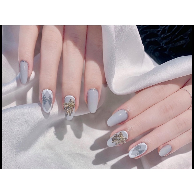 Nơ quốc dân trang trí nail