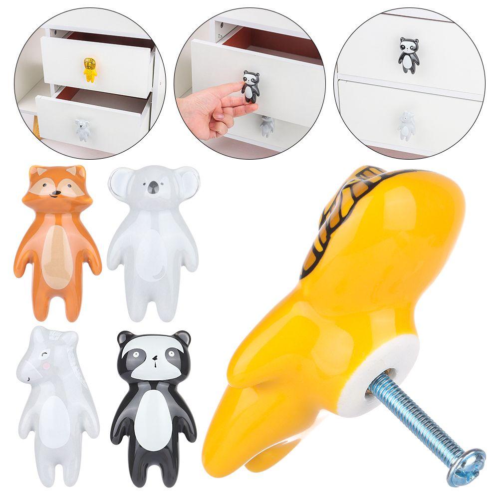 Tay Nắm Ngăn Kéo Tủ Hình Gấu Hoạt Hình Handmade
