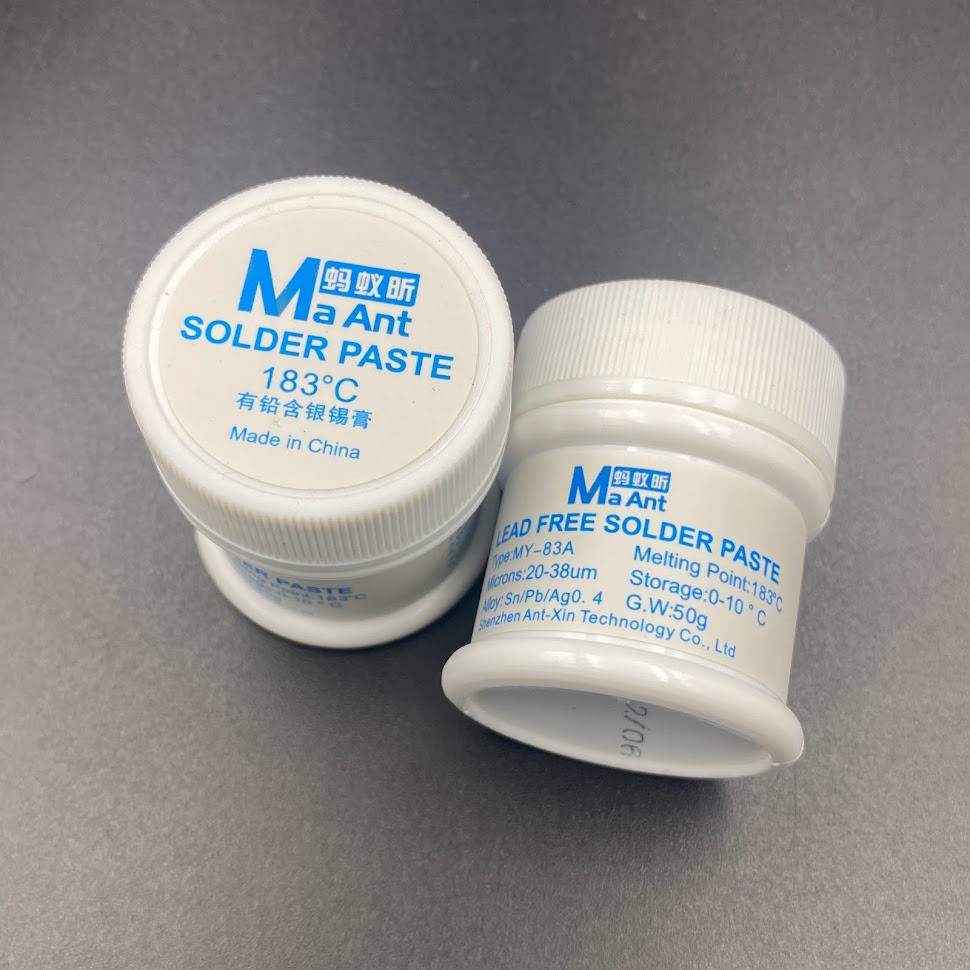 Thiếc hàn bột MaAnt Solder Paste (138 - 183 độ) 50g