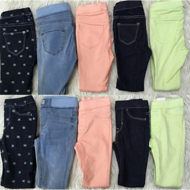 Quần jegging giả jean H&M