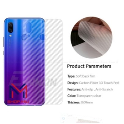 Dán cacbon Xiaomi Redmi Note 7/Note 7 Pro/Redmi 7/Mi 8/Mi 8 SE/Mi 8 lite