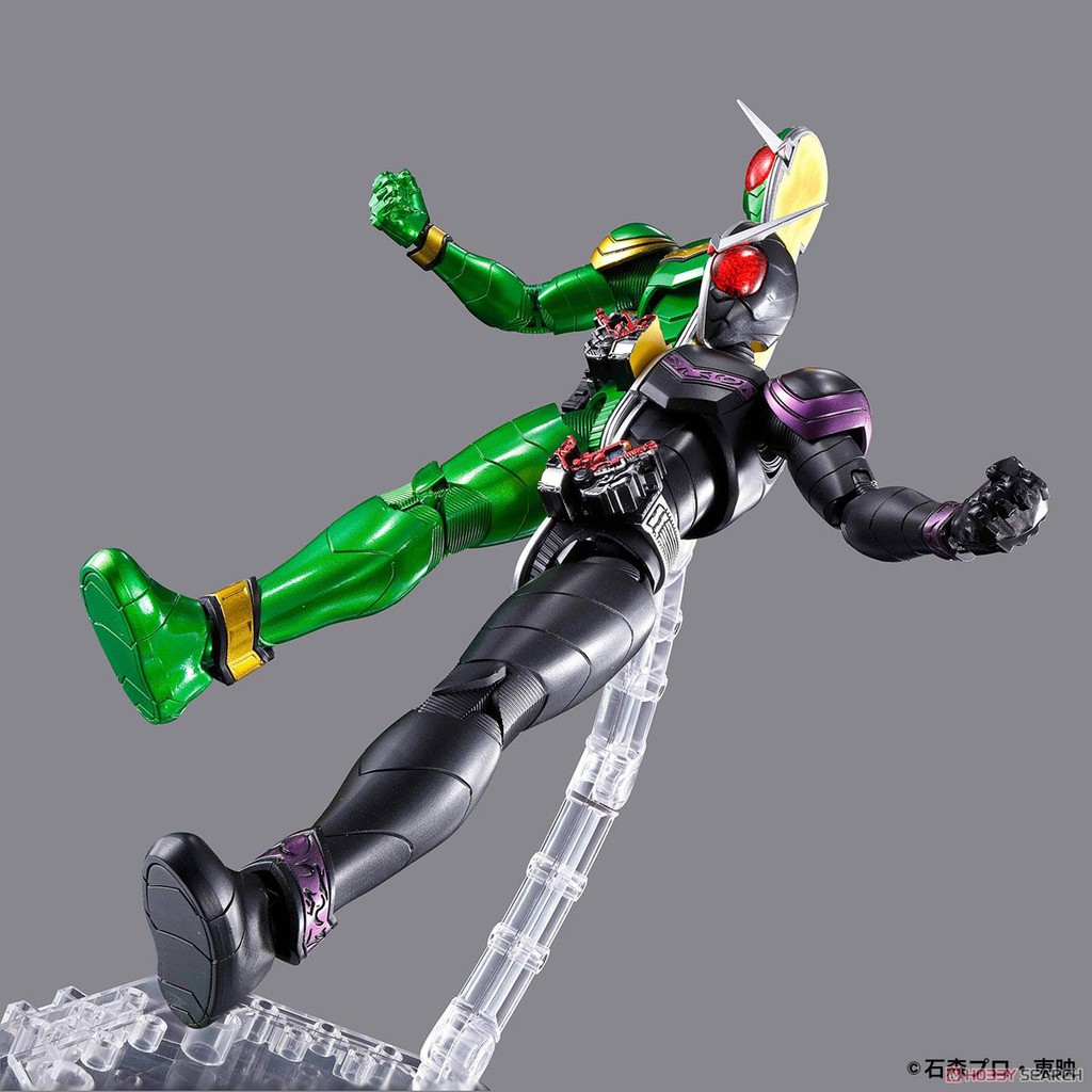 Mô Hình Lắp Ráp Figure-rise Standard Kamen Rider Double Cyclone Joker (tặng kèm base)