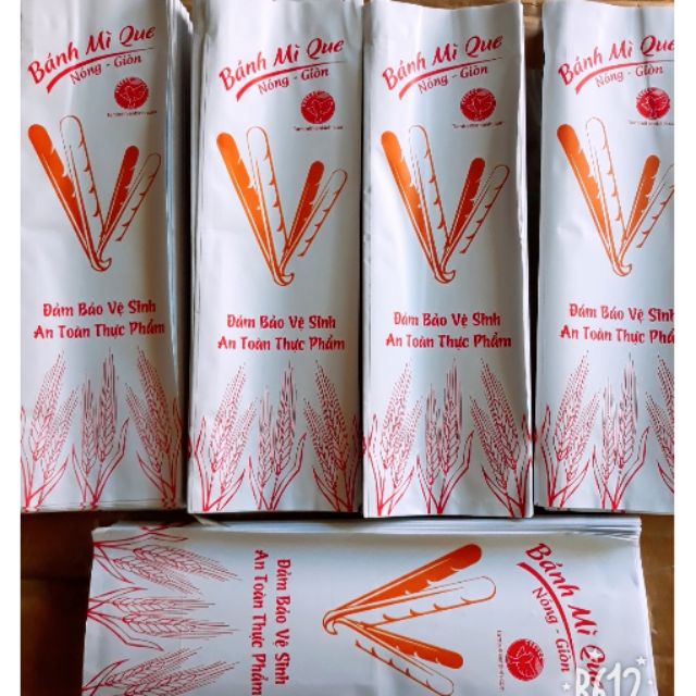 Túi giấy bánh mì que - Lốc 100 cái.