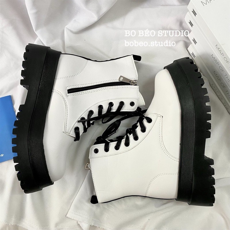 BABY PLATFORM BOOTS  - BỐT ULZZANG ĐẾ CAO 5CMN
