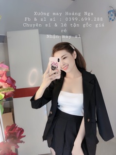 Set vest Ngắn 3 món