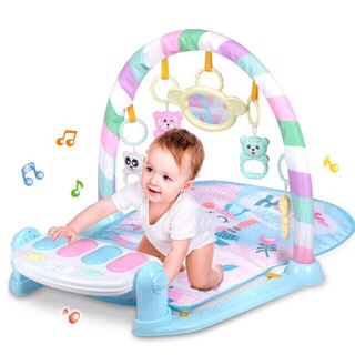 Thảm  nằm chơi phát triển trí não cho trẻ có nhạc vui nhộn