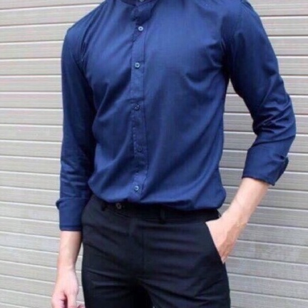 Áo sơ mi nam nữ dài tay Basic - sơ mi lụa học sinh mịn mát form rộng suông