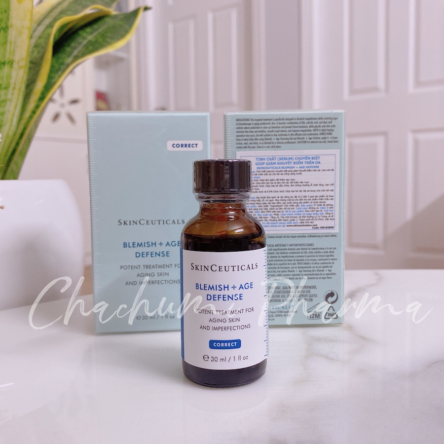 Serum giảm mụn skinceuticals blemish + age defense acne treatment 30ml