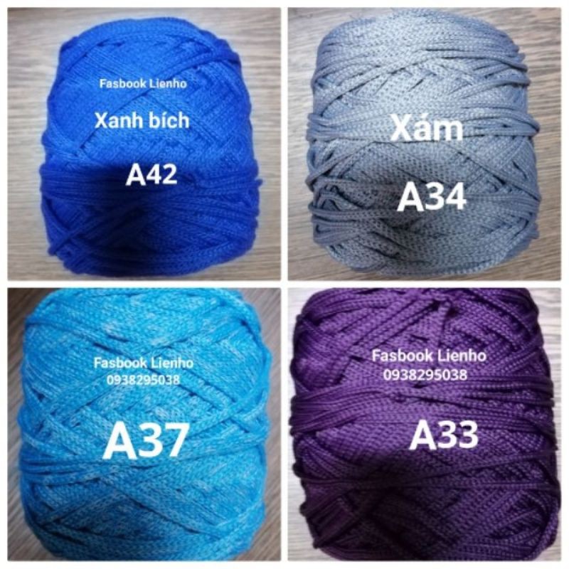 Sợi dệt trơn búp 2mm