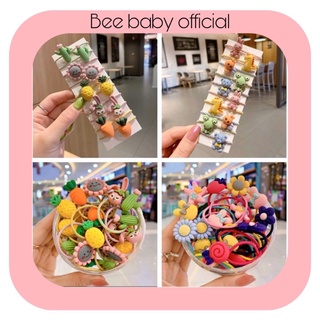 Set 10 dây buộc tóc dễ thương dành cho mẹ và bé