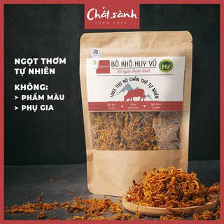 [GÓI DÙNG THỬ] Bò Khô Sợi NGUYÊN CHẤT 100% Bò Gia Lai Không Phẩm Màu Không Phụ Gia Huy Vũ