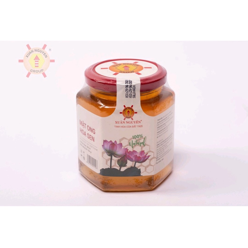 COMBO 3 HŨ Mật Ong Hoa Sen XUÂN NGUYÊN GROUP 100% (225G/HŨ)