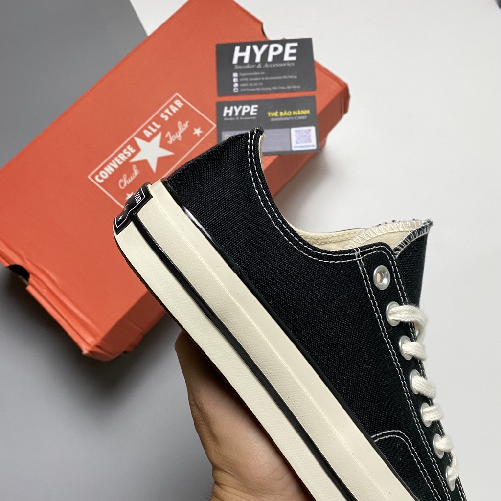 Giày Converse 1970 Low Black  - Hype Sneaker | Phiên bản 1:1 chuẩn.