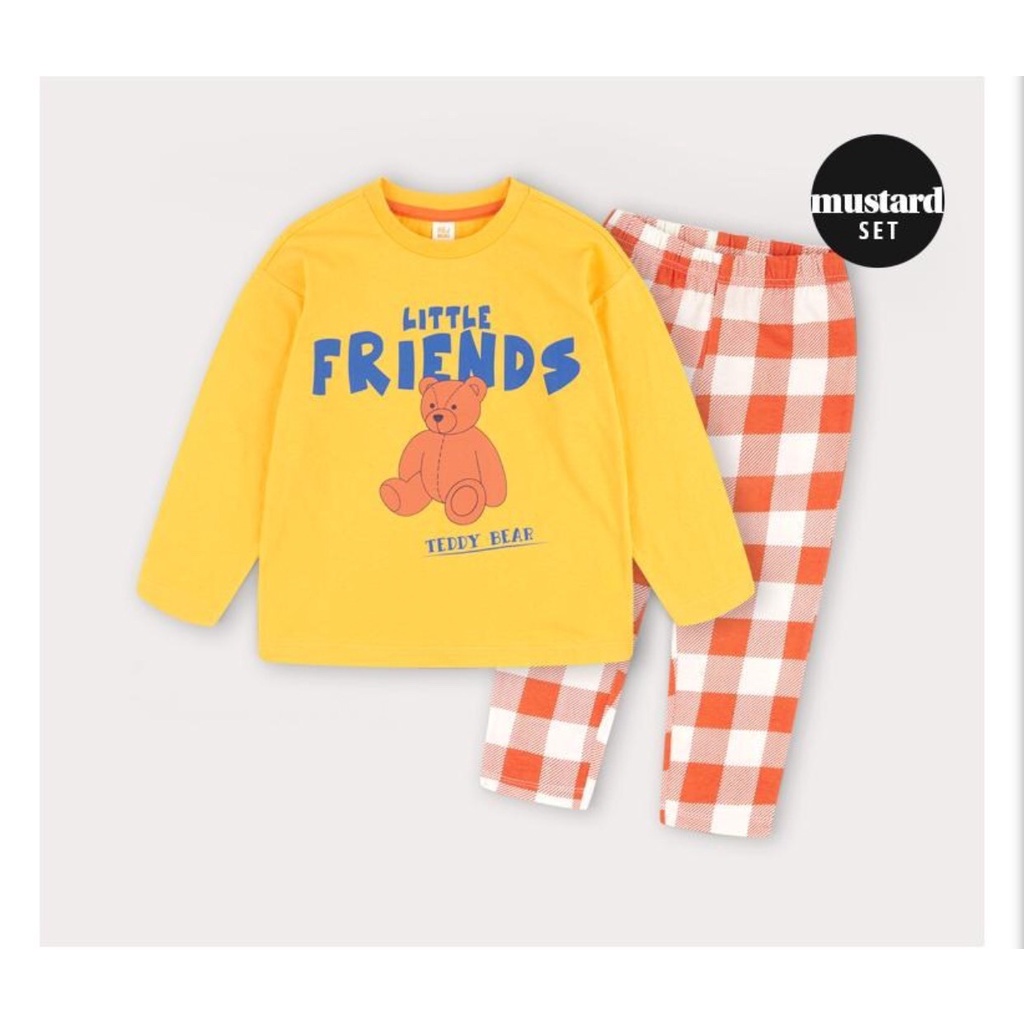 Bộ thun bé trai Little friends Hej. HA3450