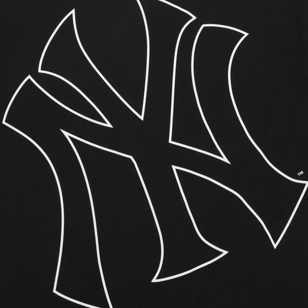 Áo phông MLB logo NY, áo thun unisex, chất cotton thoáng mát form rộng, Dorystore