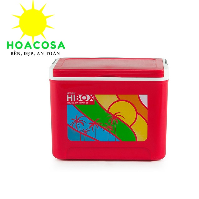 Thùng đá Hibox 25 lít (25L) Nhựa Hiệp Thành ,PU Foam giữ lạnh lâu- Đồ Gia Dụng Hoacosa.