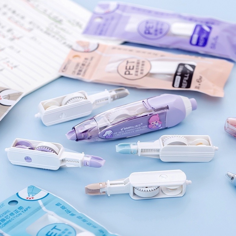 1 Bút Xóa Kéo Họa Tiết Hoạt Hình Dễ Thương