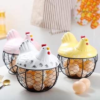 Giỏ đựng trứng gà bằng sắt chống trượt dùng trang trí nhà bếp tùy chọn màu sắc