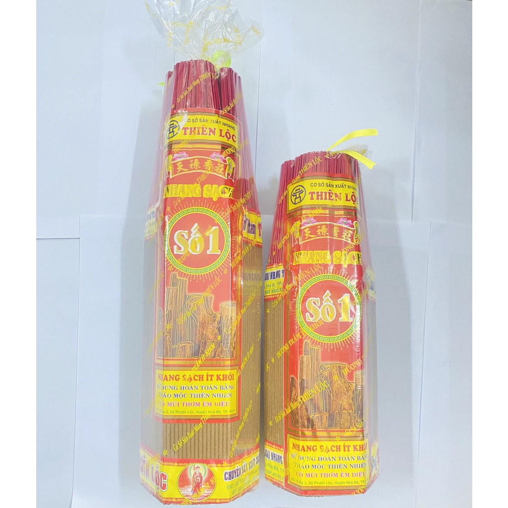 Nhang Sạch Thảo Mộc Cao Cấp Mẫu Mới  817 Cây - Đồ Thờ Cúng Thiên Lộc
