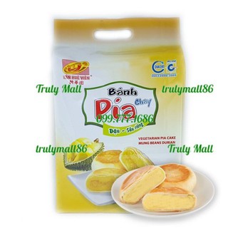 Gói 12 Cái Bánh Pía Mini Chay Đậu Sầu Riêng Tân Huê Viên