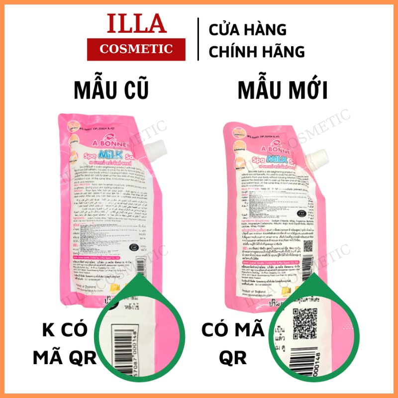 Muối Tắm Bò Thái Lan A Bonne Spa Milk Salt Tẩy Tế Bào Chết Muối Tắm Con Bò Túi 350g | BigBuy360 - bigbuy360.vn