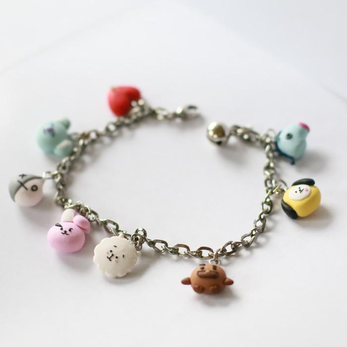 Vòng Đeo Tay Bằng Đất Sét Làm Thủ Công Phong Cách Hàn Quốc Bts Bt21