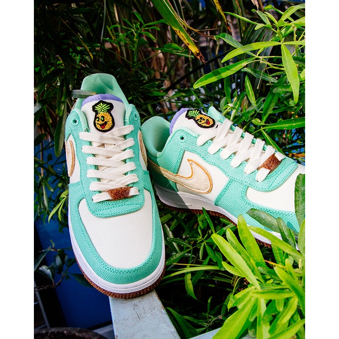 Giày thể thao chính hãng unisex Nike Air Force 1 Happy Pineapple