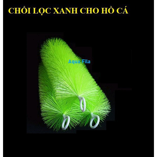 Chổi Lọc 60cm Loại Xanh - Vật Liệu Lọc Hồ Cá Koi