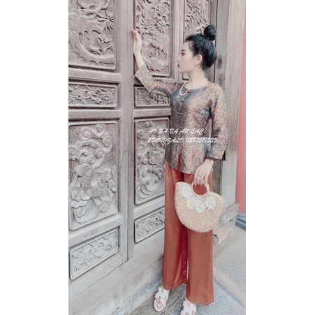 Bán lẻ Áo bà ba Hoàng gia cao cấp độc lạ An Lạc đi chơi đi lễ sang trọng