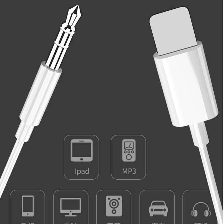 Cáp chuyển đổi chân qua chân tai nghe 3.5mm cho ip - phukien_ongbeo