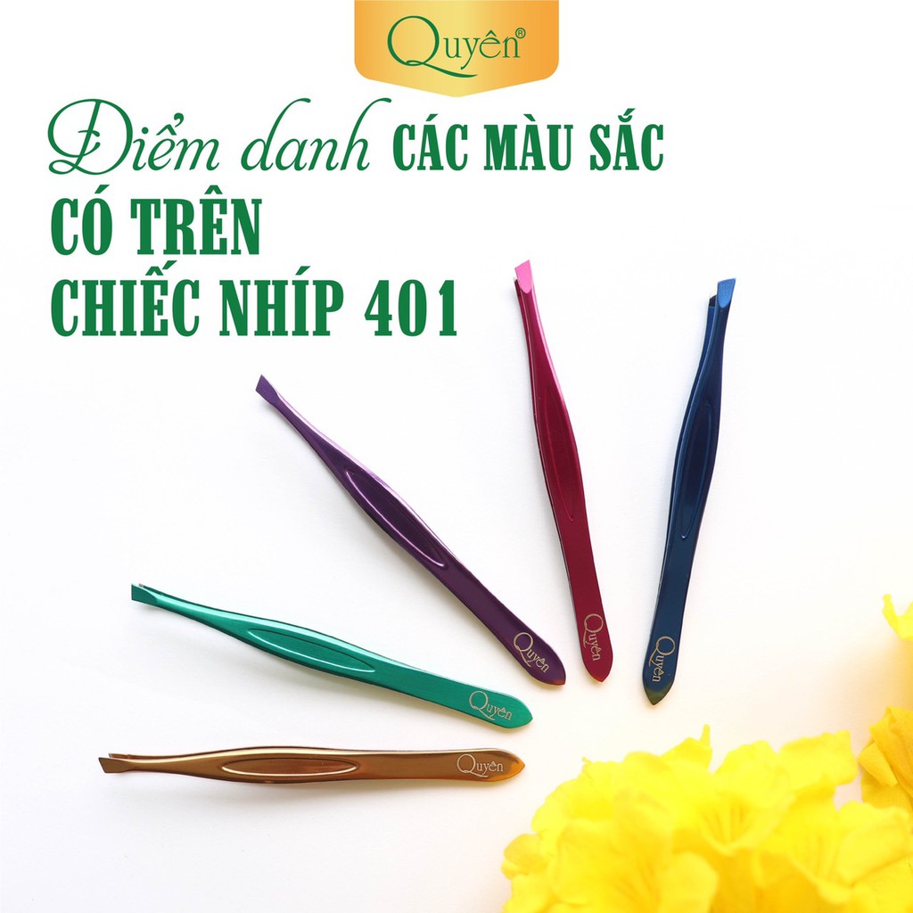 Nhíp màu quyên N401 Tặng kèm dũa