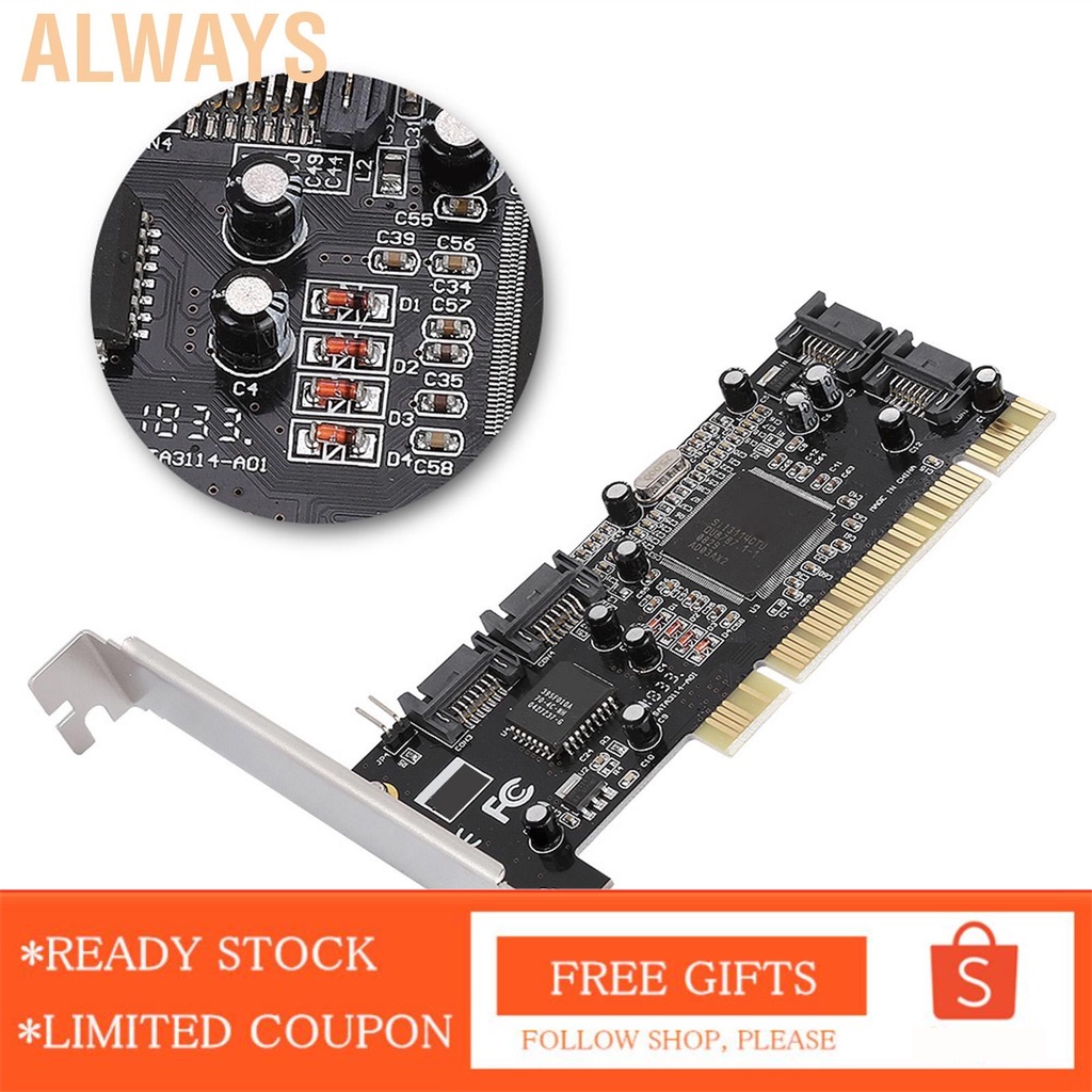 Card điều khiển PCI sang 4 SATA Port 1.5gbps