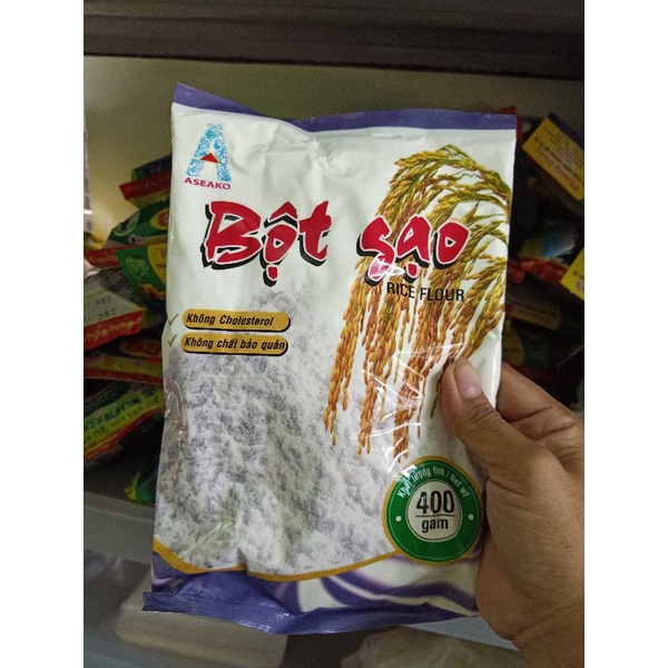 Bột gạo nguyên chất 100% làm bánh bèo _ gói 400gr