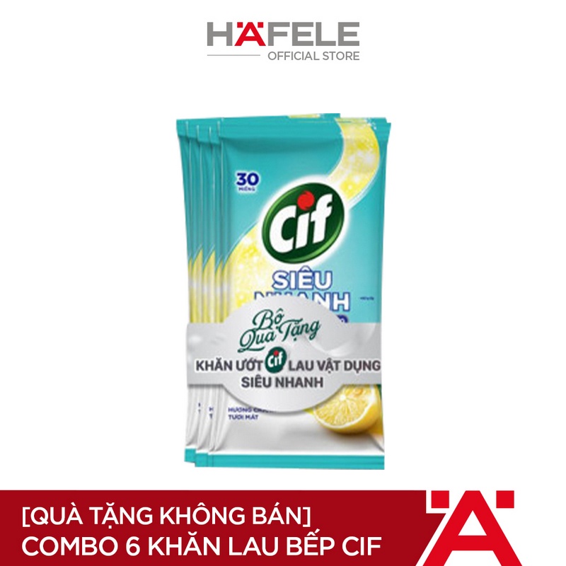 [Quà tặng không bán] Combo 6 khăn lau bếp Cif