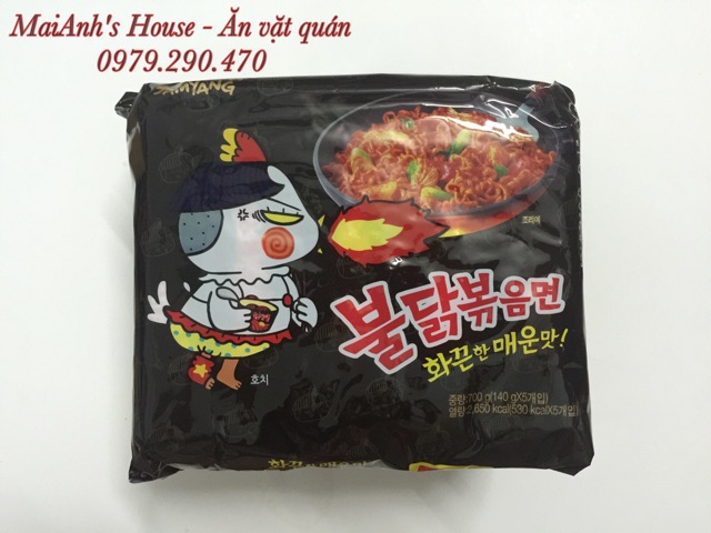 [LẺ] Mỳ cay Samyang Hàn Quốc các loại - thử thách mỳ cay 7 cấp độ