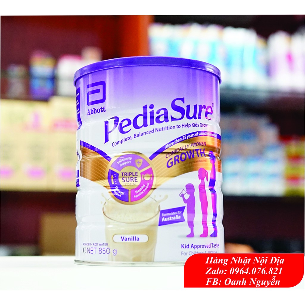 Sữa bột PediaSure Úc 850g