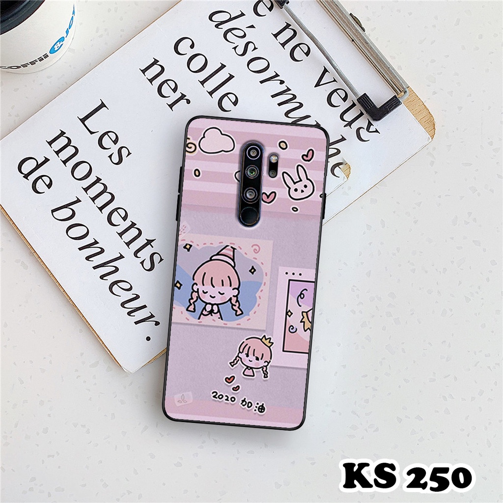 Ốp lưng Xiaomi Redmi Note 8 - Xiaomi Redmi Note 8 Pro - Ốp in hình bé gái siêu đáng yêu, lưng nhám viền TPU cao cấp